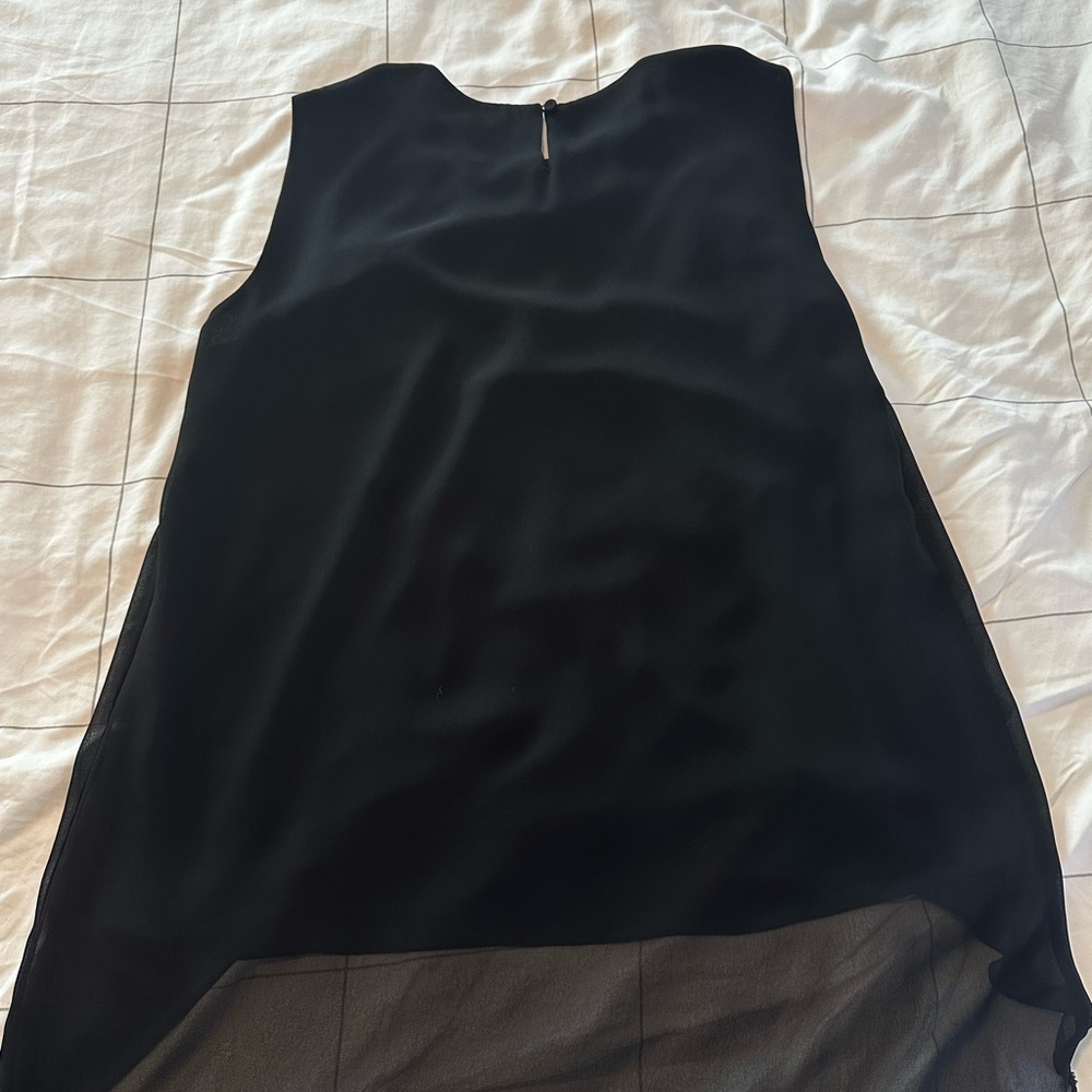BCBGMaxAzria Black Petal Blouse - Picture 4 of 4